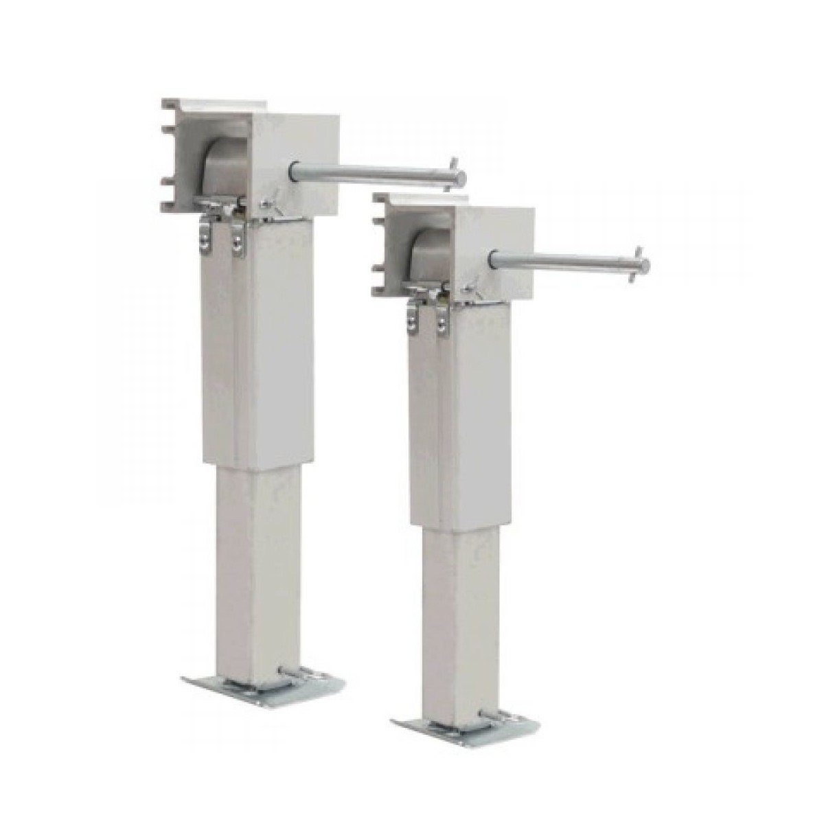 Telescopische uitdraai steunen