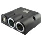 Drievoudige opbouwcontactdoos met Power USB 2x2,5A