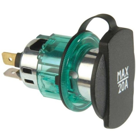 Power stekkerdoos inbouw 20A Max. 