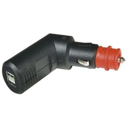Haaks draaibare dubbele USB laadstekker 5A