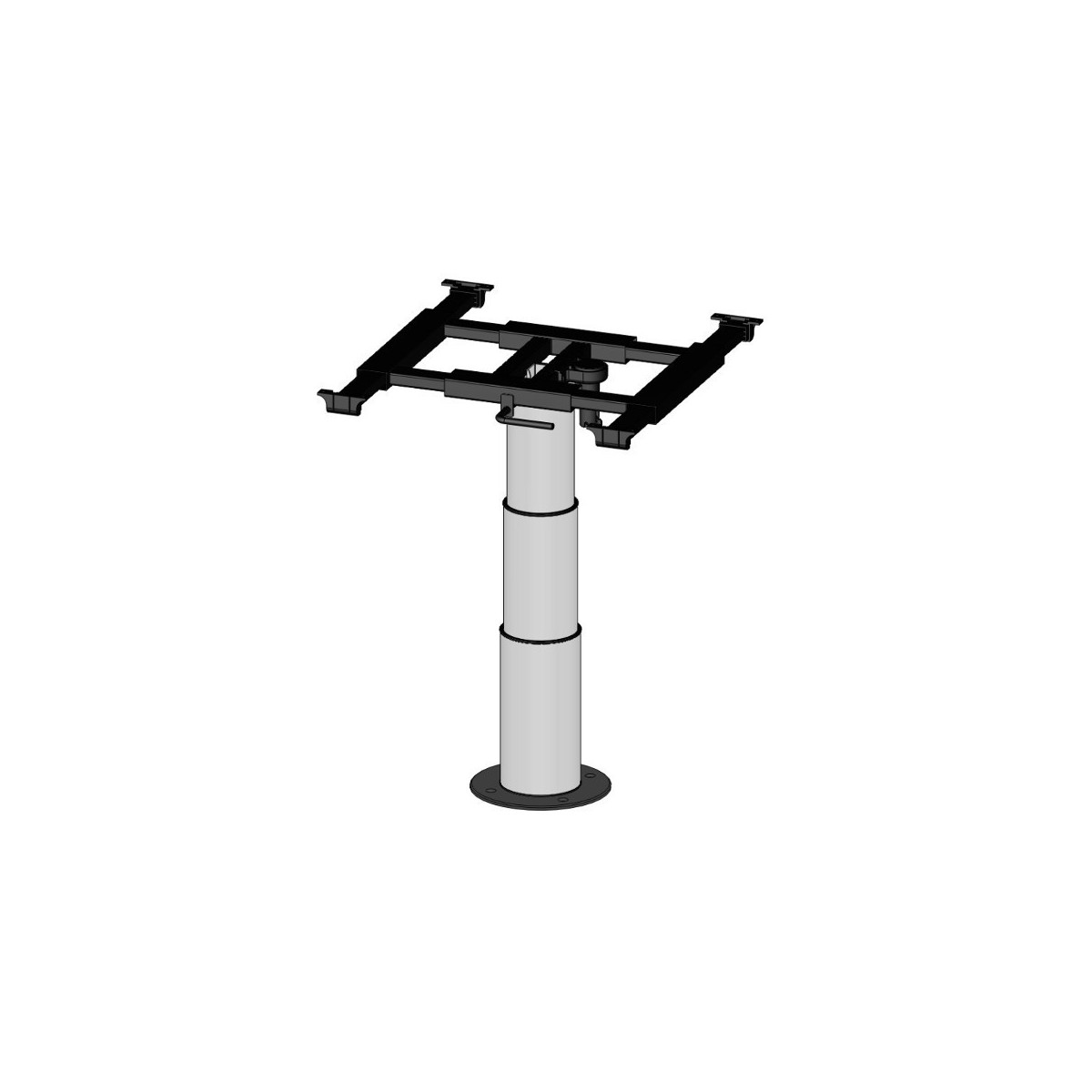 Heftafel met glijdende tafelblad frame