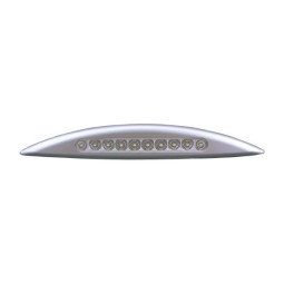 Voortentlamp / Zijdeurlamp 10x0,5W LED, 4000K zilver of wit