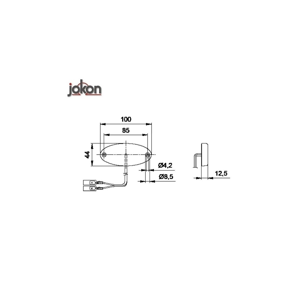 JOKON voorkantmarkeringslamp LED 12V