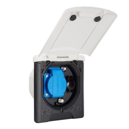 Buiten Multifunctionele aansluiting 12V-230V- 2x SAT.