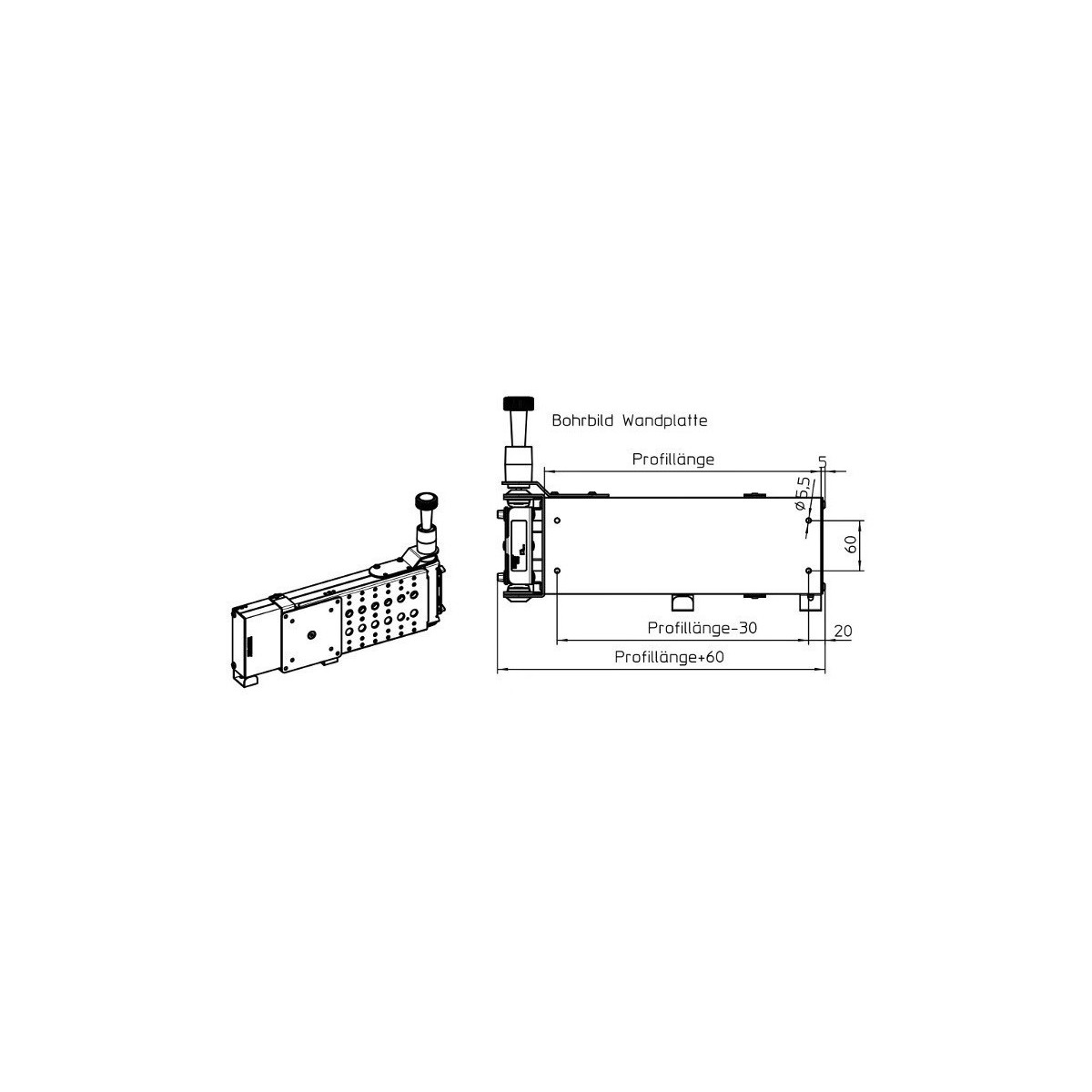 Novus SKY 20W wandmontage TV-beugel