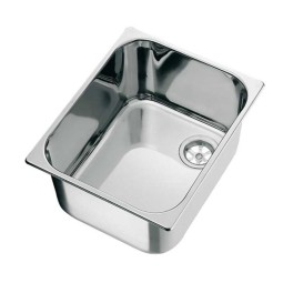 Rechthoekige wasbak RVS