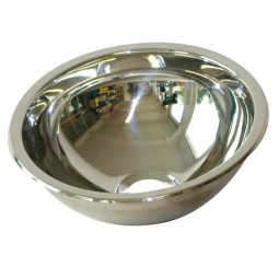 Inbouw spoelbak rond RVS Ø 26 of Ø 30cm Comet