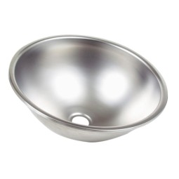 Inbouw spoelbak rond Mat RVS Ø 30cm Waeco