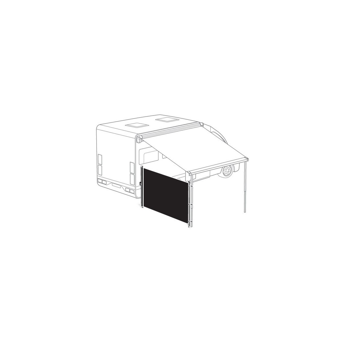 Thule Windscreen - Windscheerm Thule Windscreen - Windscheerm