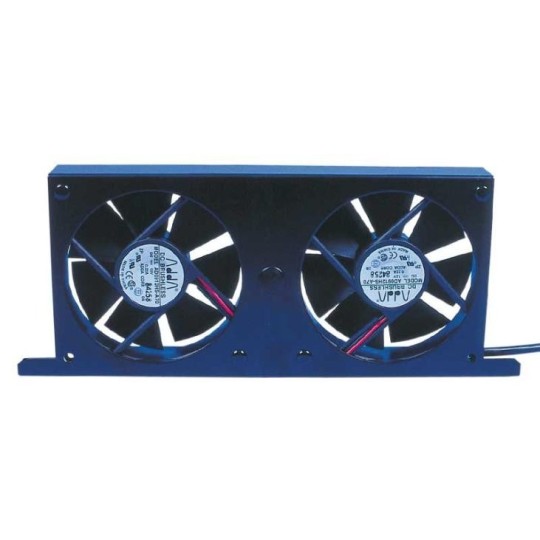 Koelkast dubbele ventilator set 12V - 2,6W met paneel MCV-2 of