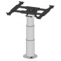 Heftafel met glijdende tafelblad frame en 360° draaibaar