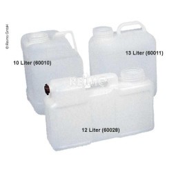 Water jerrycan brede hals DIN96 10 - 12 -13 - 16 of 19 liter
