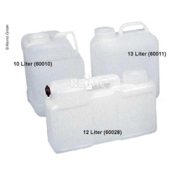 Water jerrycan brede hals DIN96 10 - 12 -13 - 16 of 19 liter