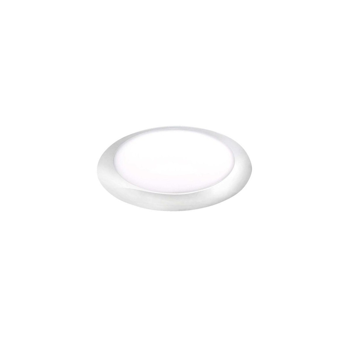 LED Plafonniere 12V / 5,5 W chroom of wit