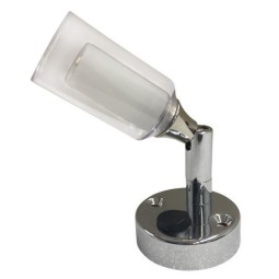 Spotje / Leeslampje met dubbel acrylglas zwenkbare