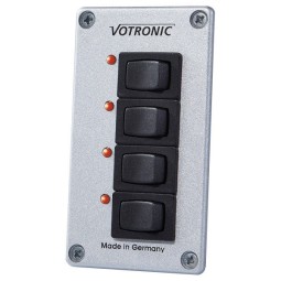 Votronic Schakel Panel met 4 schakelaars en LED's