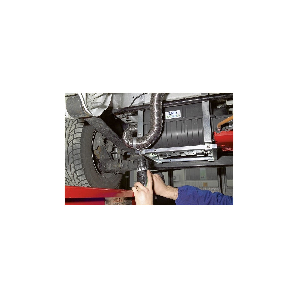 Metalen pijp Ø 50 voor uitlaatgassen Standaard lengte: 1 m