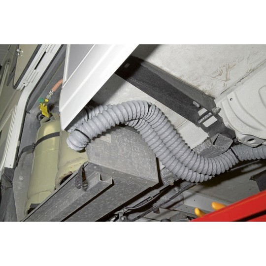 PVC pijp Ø 57 voor hete lucht, per meter TSP57