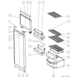 Onderdelen Thetford N145 Koelkast