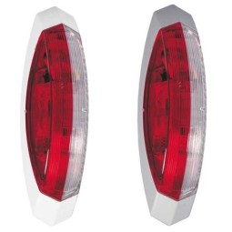 Hella Contourlamp C5W rood/wit