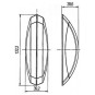 Hella Contourlamp C5W rood/wit
