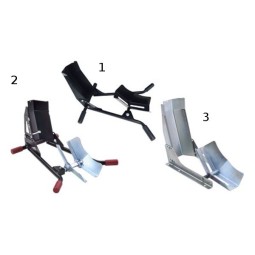 Voorwiel steun voor scooter of motor