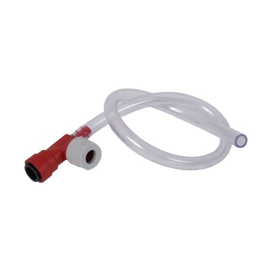 Haakse wateraansluiting met beluchting, 12mm UniQuick