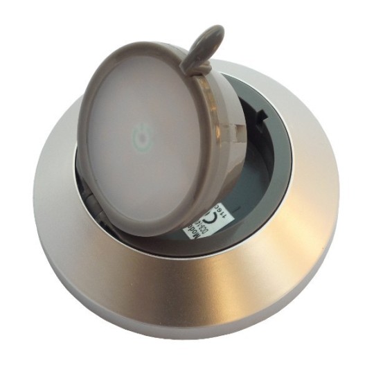 Kantelbare - draaibare Opbouw LED Sensortouch Spot SMD 1W – mat