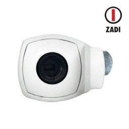 Luik slot Zadi vierkant wit met handvat