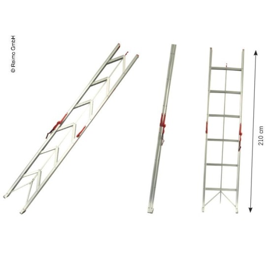 Opvouwbare ladder tot 150kg belastbaar met 6 treden