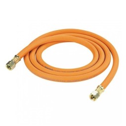 Gasslang 40, 80, 100, 150, 200, 300 of 500cm, 2x 1/4" links