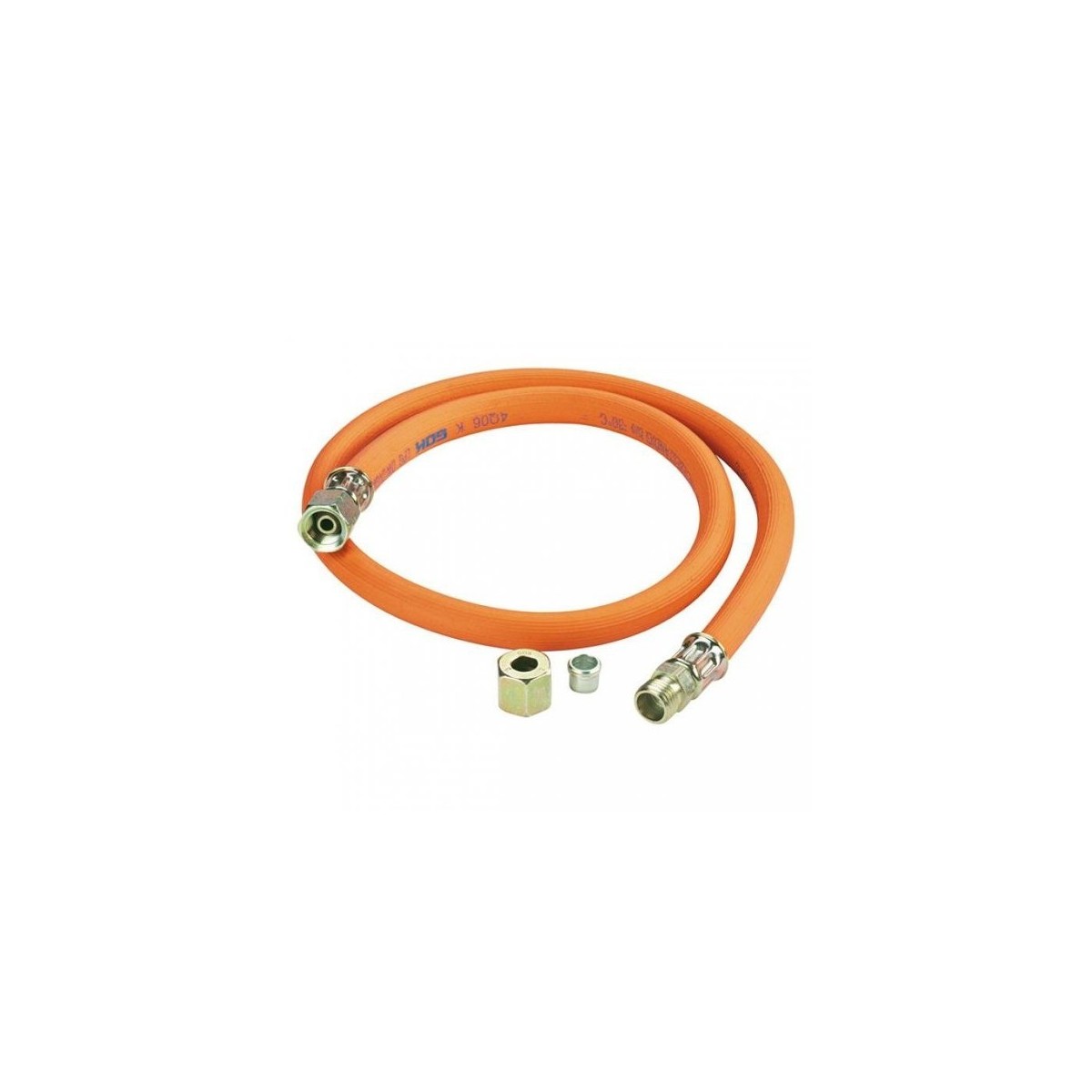 Gasslang 40, 80, 100, 150, 200, 300 of 500cm, 8mm x 1/4" links