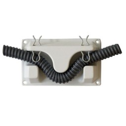 Waterslot wandhouder voor spiraal slang