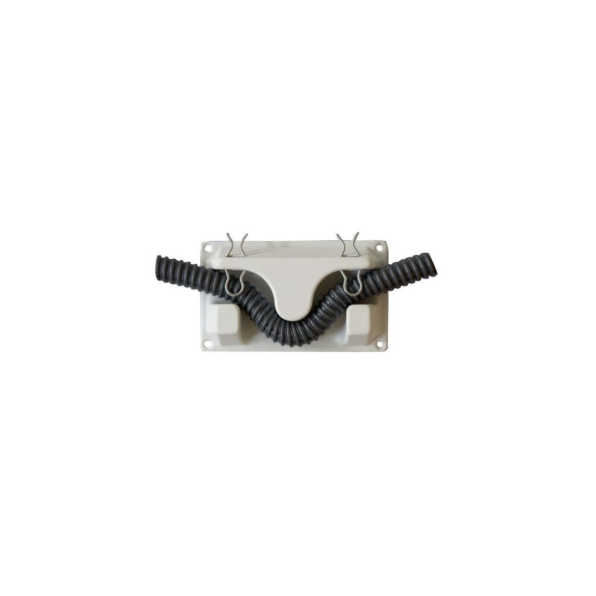 Waterslot wandhouder voor spiraal slang