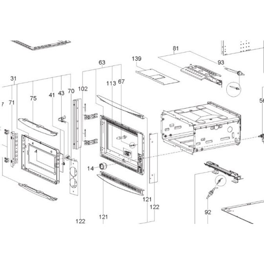 Dometic - SMEV oven parts FO 291/300/311/391