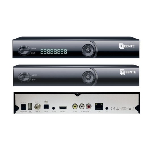 Bente BW-7 CISC HD satelliet tuner +oogje