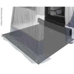 Grondzeil voor achterklep tent Trapez+Vertic Trafic en Hiace