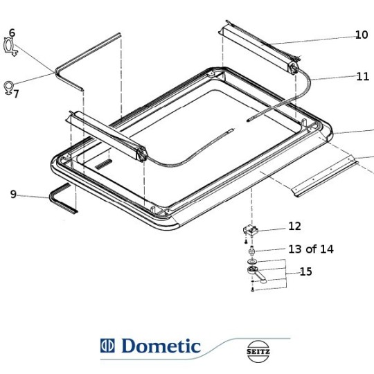 Dometic / Seitz Heki 1 onderdelen