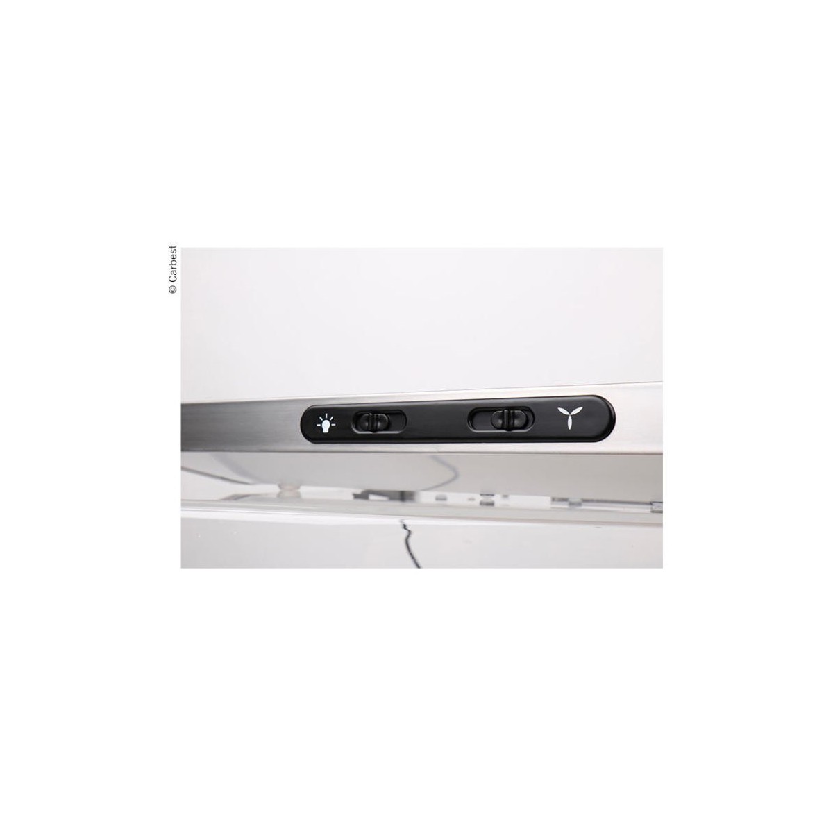 Onderbouw afzuigkap roestvrij staal