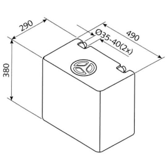Drinkwatertank EV 1004 - 50 Liter