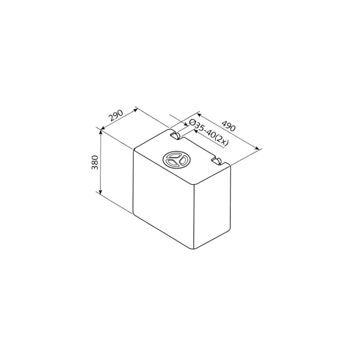 Drinkwatertank EV 1004 - 50 Liter