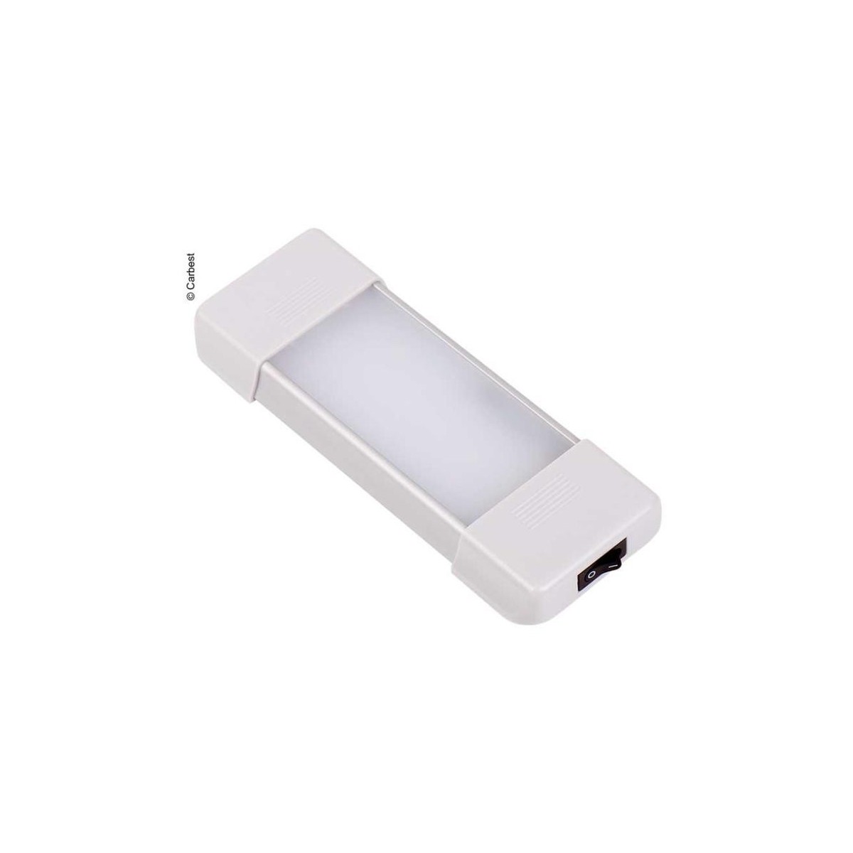 LED-opbouwlamp met matglas 18 of 54 led's 12V
