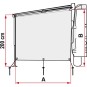 Fiamma Sun View Side voor F45/F65 luifels
