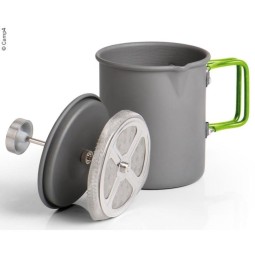 FrenchPress 2-in-1 waterkoker + koffiezetapparaat in één