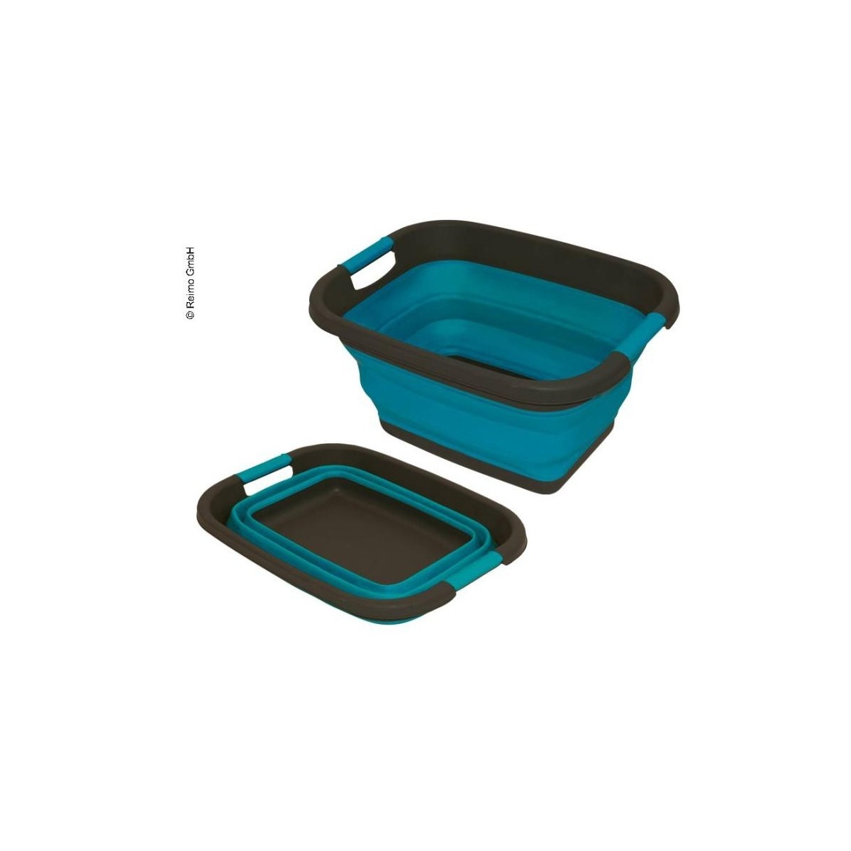 Siliconen vouwmand blauw B49 x T37,5 x H7/26cm