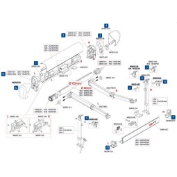 Onderdelen Fiamma Luifel F45iL 450-550