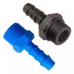 Slangaansluiting 1/2" of 3/8"