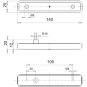 Jokon zijmarkering LED 12V 0,6 W, geel, 250 mm kabel, IP67
