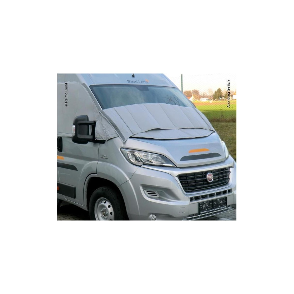 Thermomaten buiten cabine ramen met klittenbandsluiting