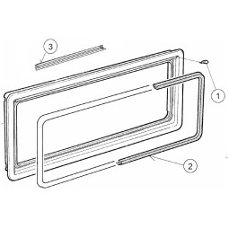 Dometic SEITZ S4 / S4.6 RUBBER / FRAME ONDERDELEN